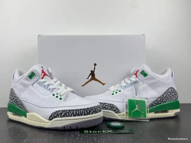 MaikeSneakers Jordan Retro 3 (W) CK9246-136 Lucky Green 0325